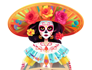 La Calavera Catrina transparent png images